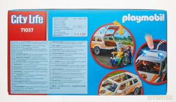 PLAYMOBIL Samochód lekarza pierwszej pomocy (71037) [FIGURKA]