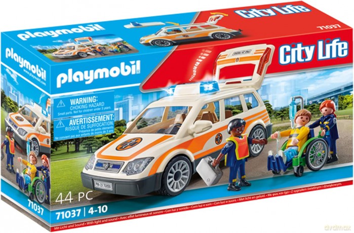 PLAYMOBIL Samochód lekarza pierwszej pomocy (71037) [FIGURKA]