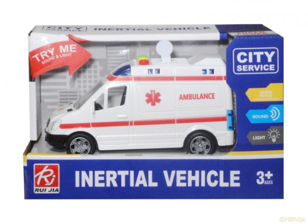 Auto ambulams na baterie