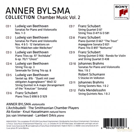 Anner Bylsma: Anner Bylsma Plays Chamber Music Vol. 2 [12CD]