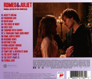 Romeo And Juliet soundtrack (Romeo i Julia) (Abel Korzeniowski) [CD]