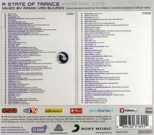 Armin Van Buuren: A State Of Trance Year Mix 2013 [2CD]