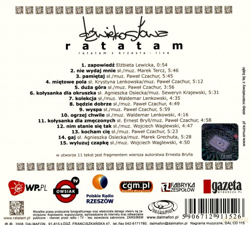 Ratatam: Dzwiekoslowa [CD]