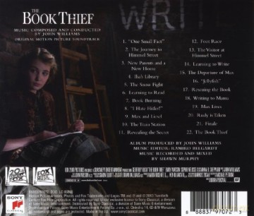 The Book Thief soundtrack (Złodziejka Książek) (John Williams) [CD]