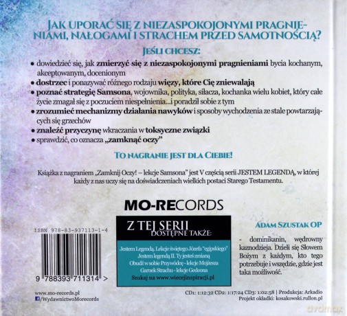 Zamknij Oczy! Droga do spełnienia - lekcje Samsona [AUDIOBOOK][CD-MP3]