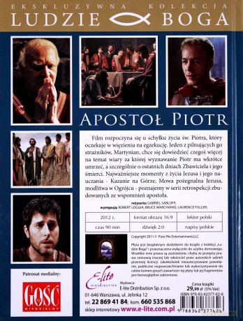 Apostoł Piotr i ostatnia wieczerza (Ludzie Boga) [DVD]