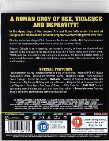Caligula (Unlimited Edition) [Blu-Ray]+[DVD]