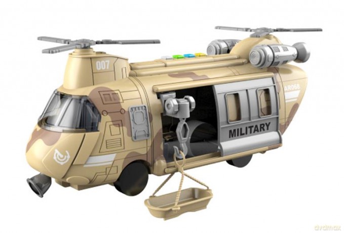 Helikopter dźwiękiem oraz światłem