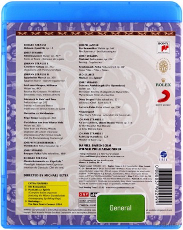 Daniel Barenboim & Wiener Phil: Neujahrskonzert 2014 / New Year's Concert 2014 [Blu-Ray]