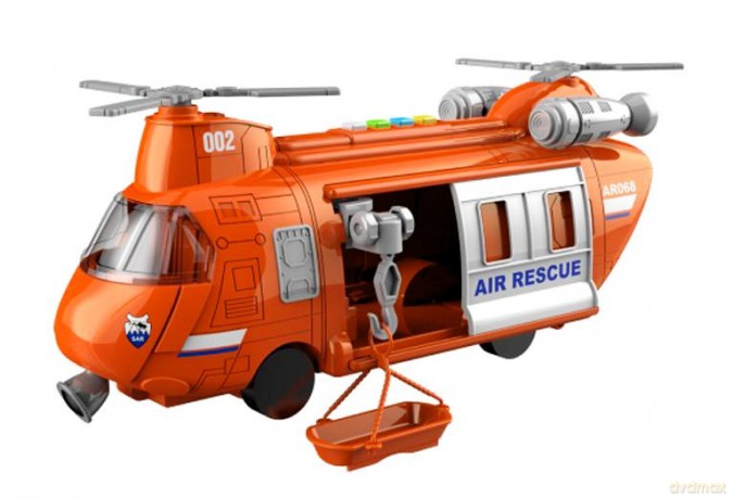 Helikopter z dźwiękiem oraz światłem