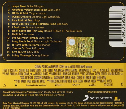 American Hustle soundtrack [CD]