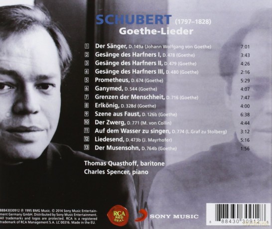 Thomas Quasthoff: Schubert Lieder [CD]