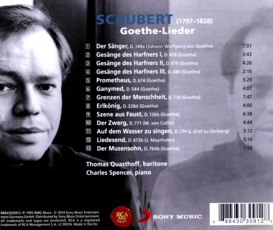 Thomas Quasthoff: Schubert Lieder [CD]