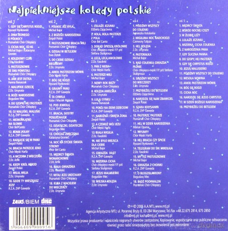 Najpiękniejsze Kolędy Polskie [CD]