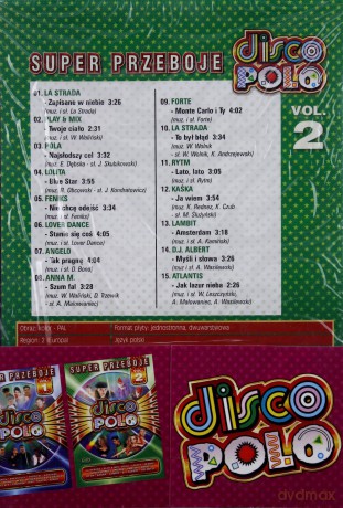 Super Przeboje Disco Polo Cz. 1+2 [2DVD]