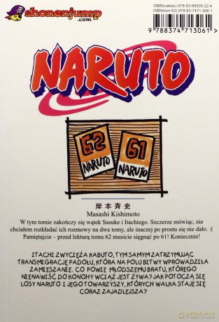 Naruto (Tom 62) - Masashi Kishimoto [KOMIKS]