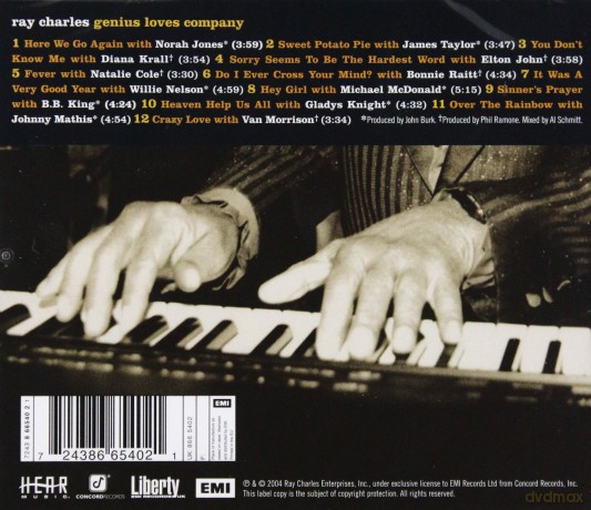 Ray Charles: Genius Loves Company [CD]