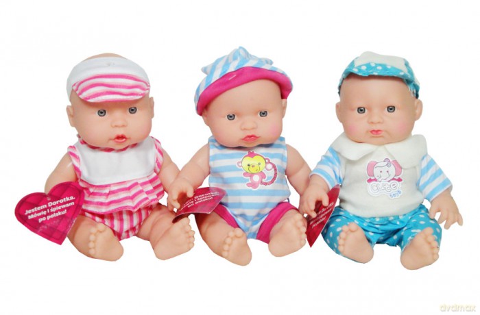Lalka Dorotka Bobas śpiewający i mówiący po polsku
