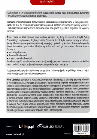 Active English At Work - Piotr Domański, Maciej Domański [KSIĄŻKA]