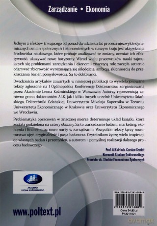 Aktualne Wyzwania Zarządzania I Ekonomii [KSIĄŻKA]