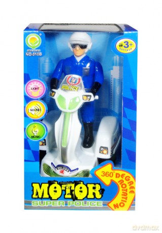 Motor z policjantem