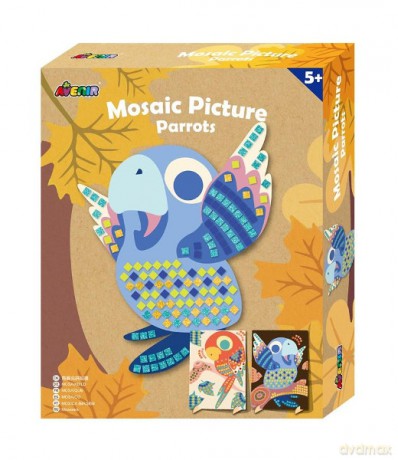 Mozaika obrazkowa papugi