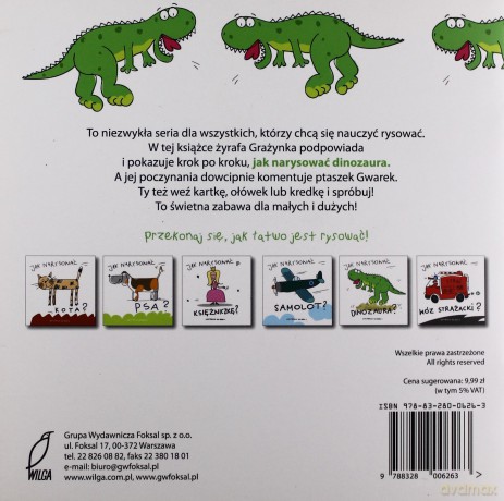 Jak Narysować Dinozaura [KSIĄŻKA]