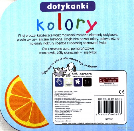 Kolory Dotykanki [KSIĄŻKA]