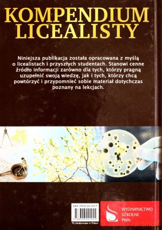 Kompendium Licealisty Biologia Geografia [KSIĄŻKA]