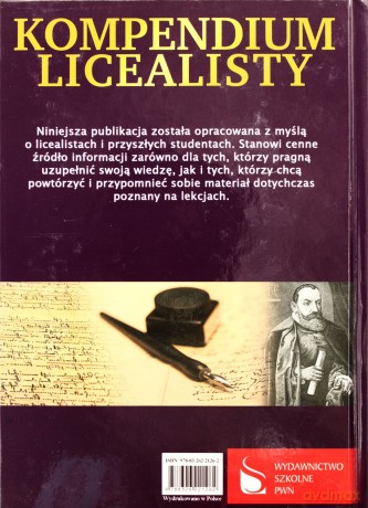 Kompendium Licealisty Język Polski [KSIĄŻKA]