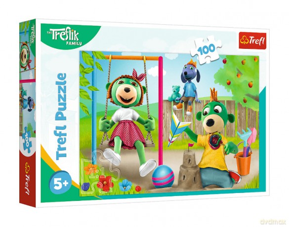 Puzzle 100el. Zabawne Trefliki