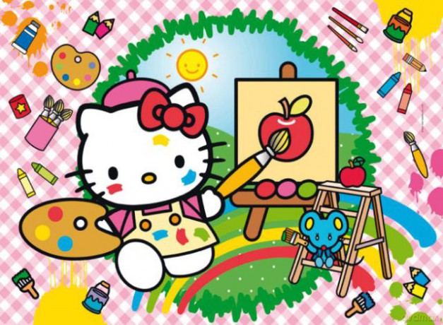 Puzzle 104 3D Hello Kitty