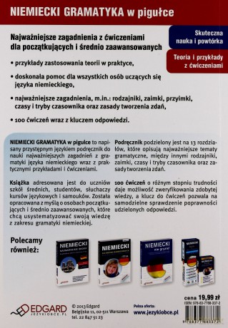 Niemiecki Gramatyka W Pigułce [KSIĄŻKA]