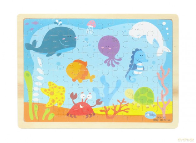 Puzzle drewno