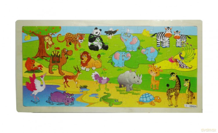 Puzzle drewno