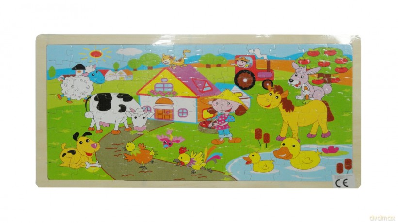 Puzzle drewno
