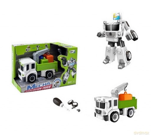Robot 2w1 śmieciarka