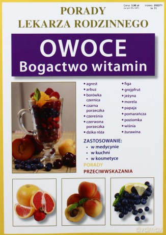 Owoce Bogactwo Witamin Porady Lekarza Rodzinnego - Anna Kubanowska [KSIĄŻKA]