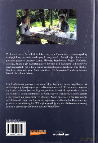 Słuch Absolutny Andrzej Szczeklik W Rozmowie Z Jerzym Illgiem - Andrzej Szczeklik, Jerzy Illg [KSIĄŻKA]