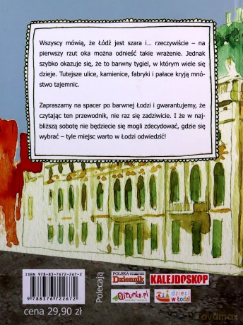 Spacerkiem Po Łodzi Przewodnik Dla Dzieci - Aleksandra Jonas, Karolina Kołodziej, Maciej Kronenberg [KSIĄŻKA]