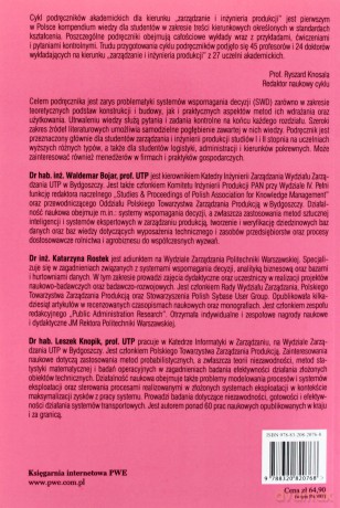Systemy Wspomagania Decyzji - Waldemar Bojar, Katarzyna Rostek, Leszek Knopik [KSIĄŻKA]