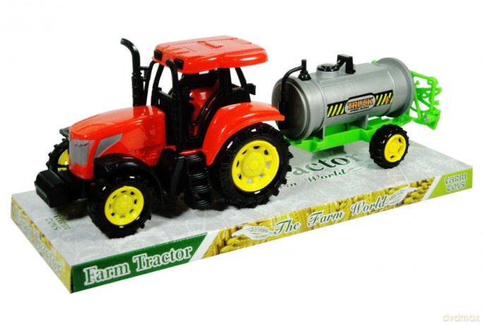 Traktor z beczką