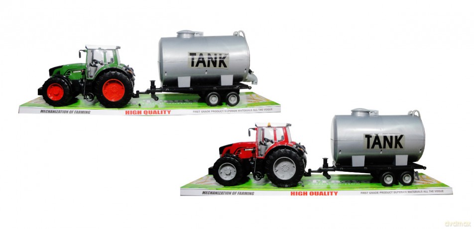 Traktor z beczką