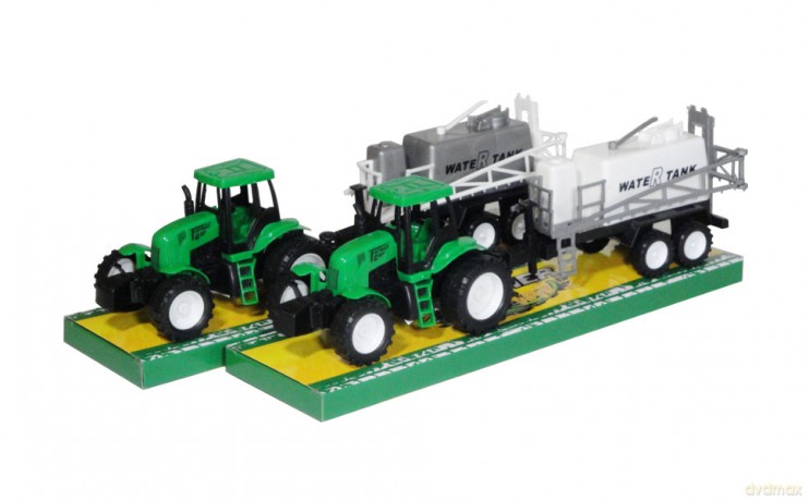 Traktor z maszyną