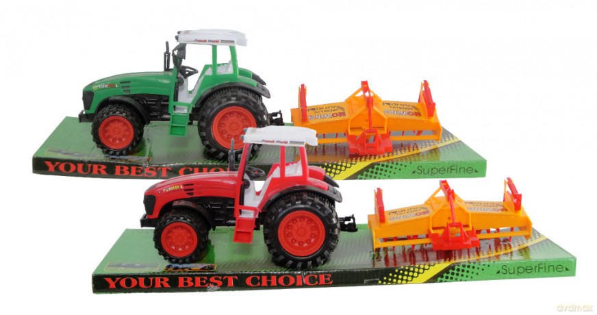 Traktor z maszyną