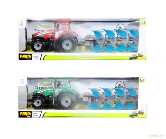 Traktor z maszyną