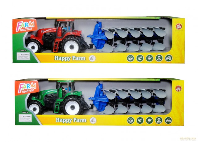 Traktor z maszyną