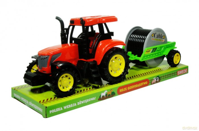 Traktor z maszyną polski moduł