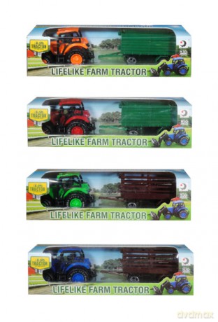 Traktor z przyczepą