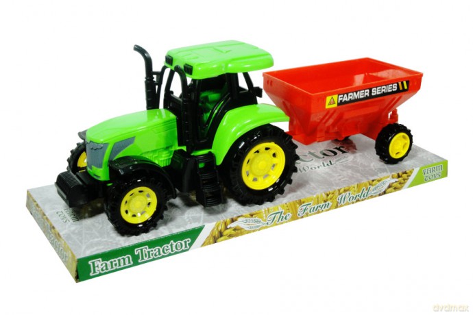 Traktor z przyczepą